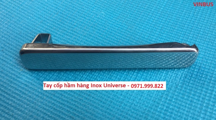 TAY CỐP INOX UNIVERSE, TAY CỐP HẦM HÀNG INOX THACO TB120, UNIVERSE, GIƯỜNG NẰM, TRACOMECO, MOBIHOME, WEICHAI